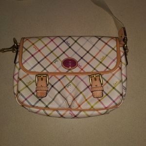 Coach Plaid Crossbody HandbagSize\SmallColor/Cre